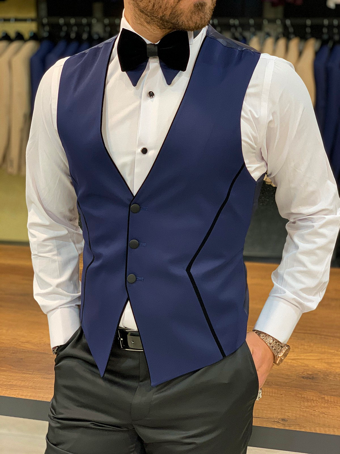 Sax Shawl Slim-Fit Tuxedo