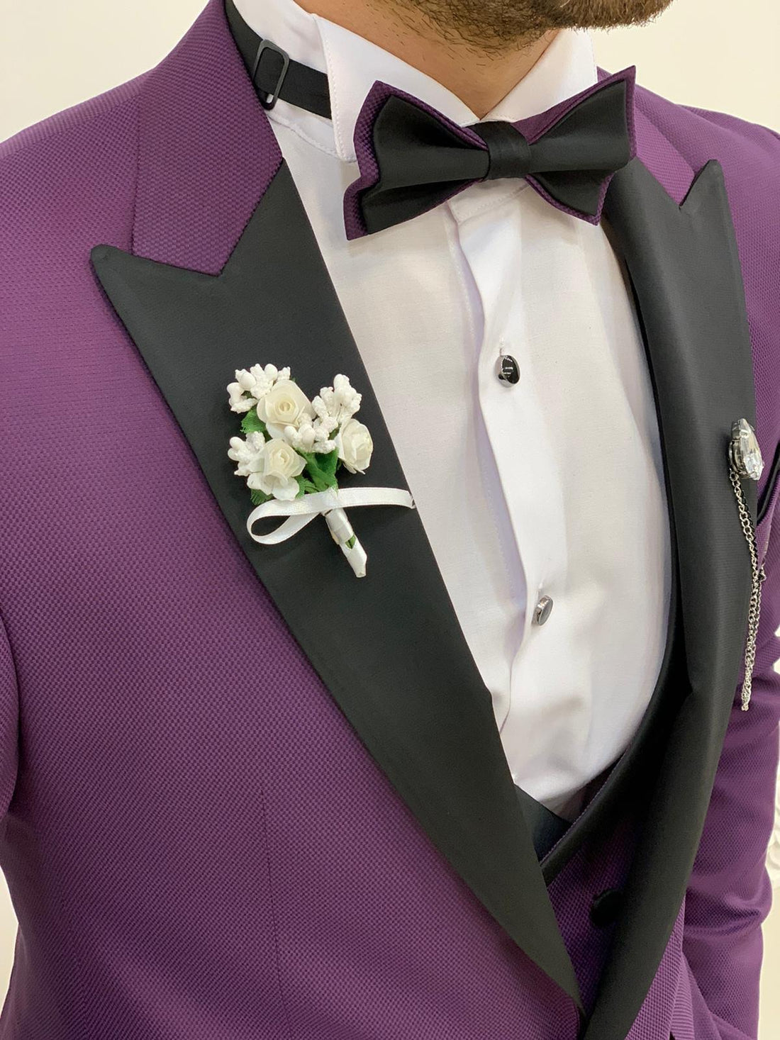 Purple Dovetail Slim-Fit Tuxedo