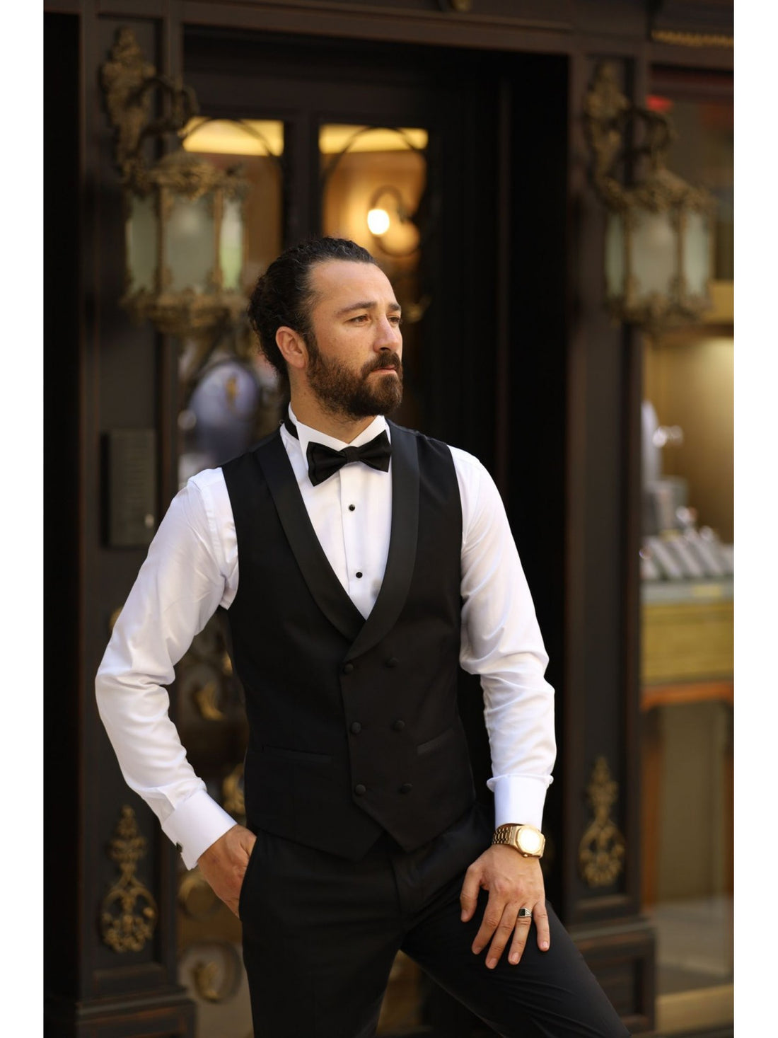 Black Shawl Slim-Fit Italian Cut Tuxedo