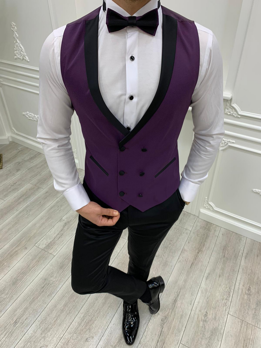 Purple Dovetail Slim-Fit Tuxedo