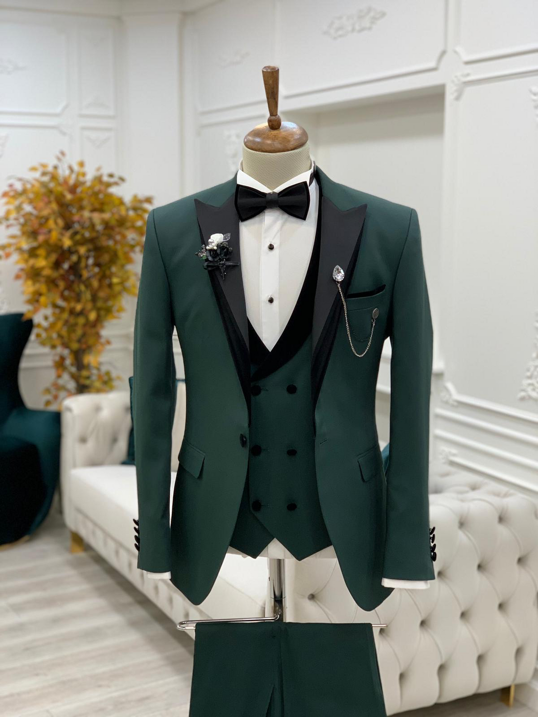 Green Dovetail Slim-Fit Tuxedo