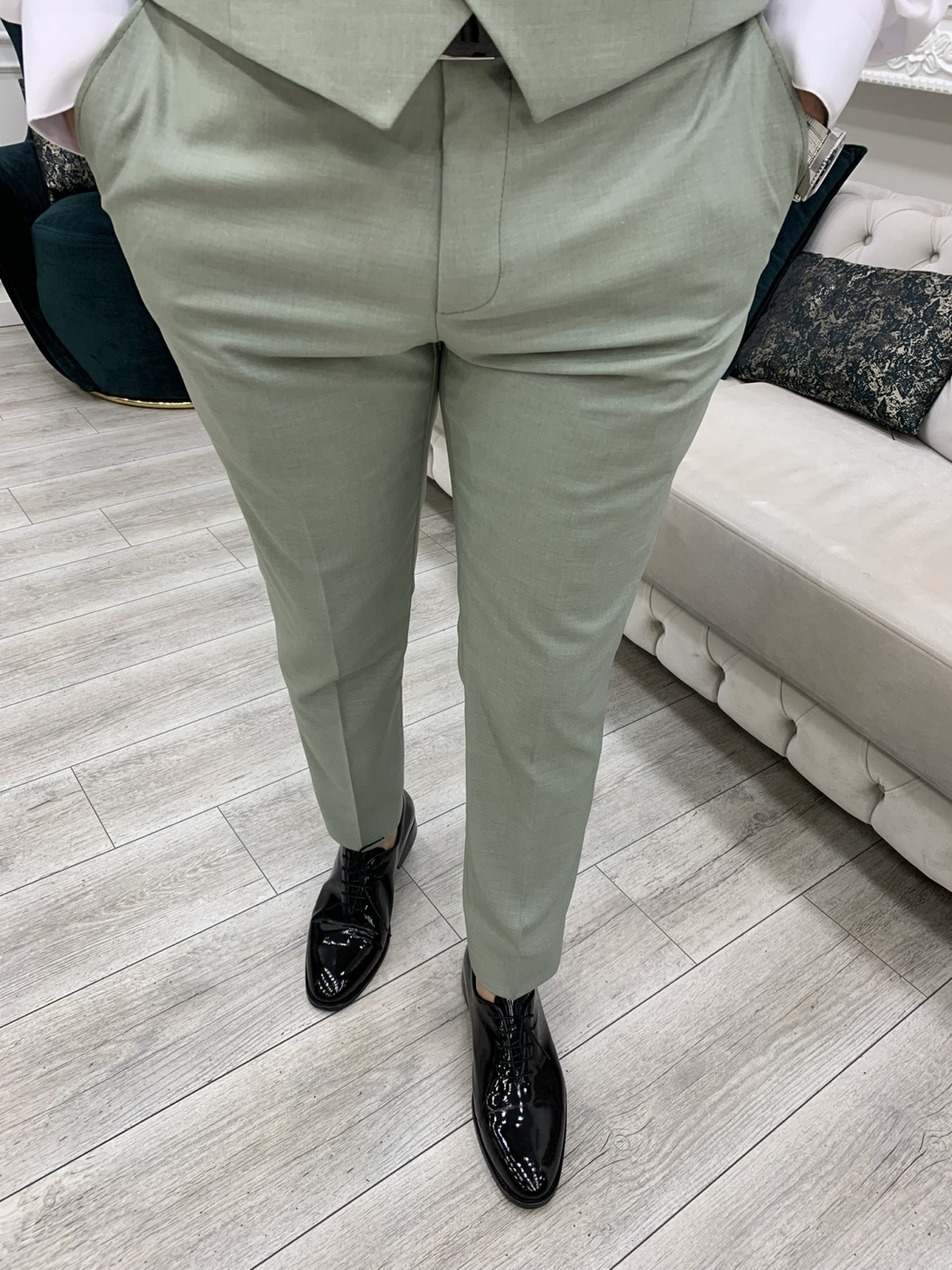 Light Green Dovetail Slim-Fit Italian Cut Tuxedo