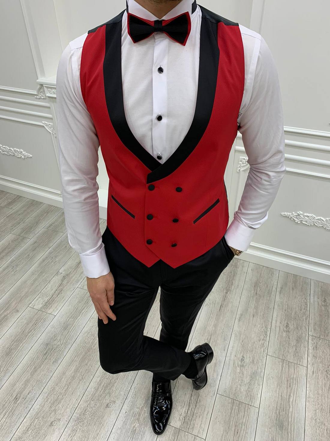 Red Dovetail Slim-Fit Tuxedo
