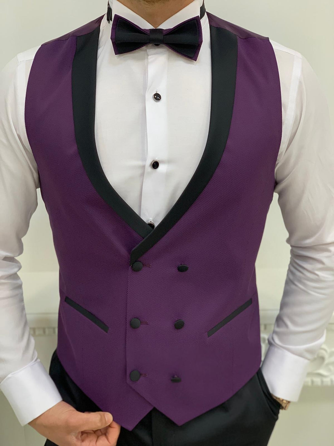 Purple Dovetail Slim-Fit Tuxedo