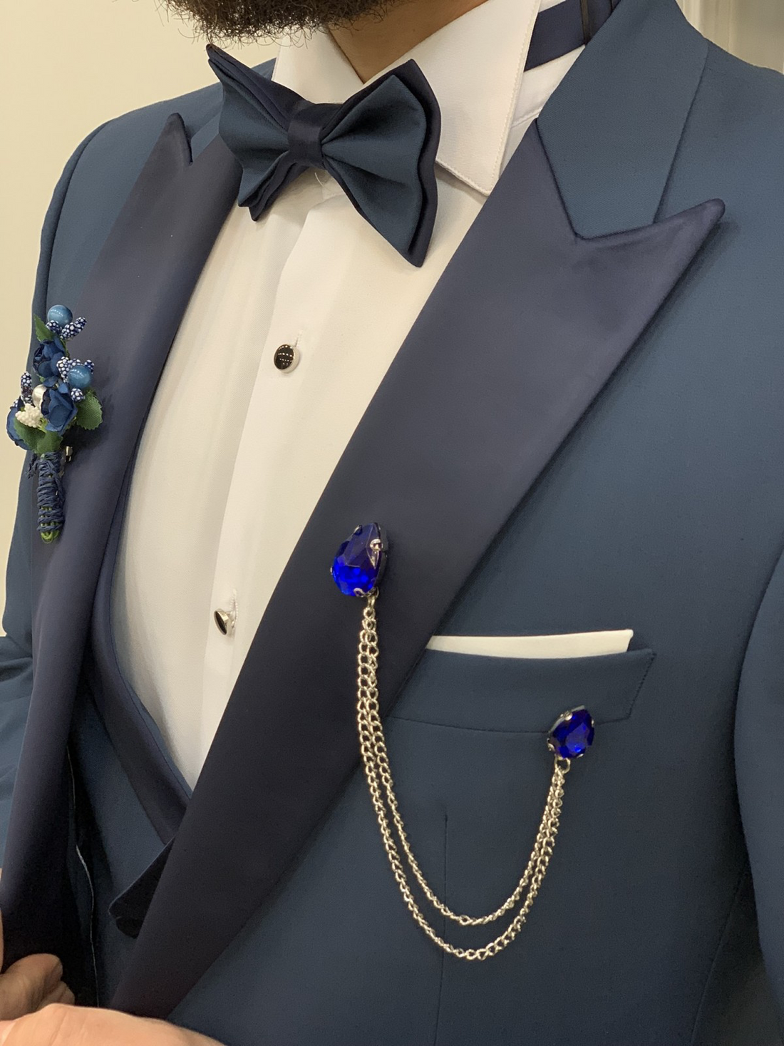 Blue Dovetail Slim-Fit Italian Cut Tuxedo