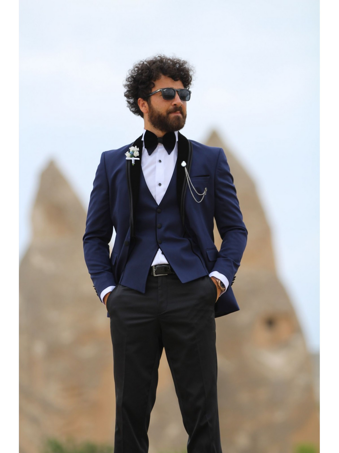 Sax Shawl Slim-Fit Tuxedo