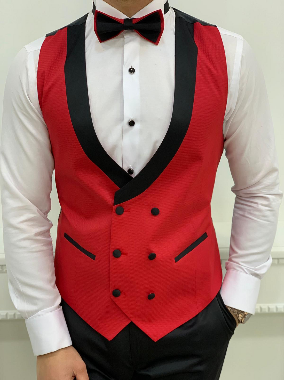 Red Dovetail Slim-Fit Tuxedo