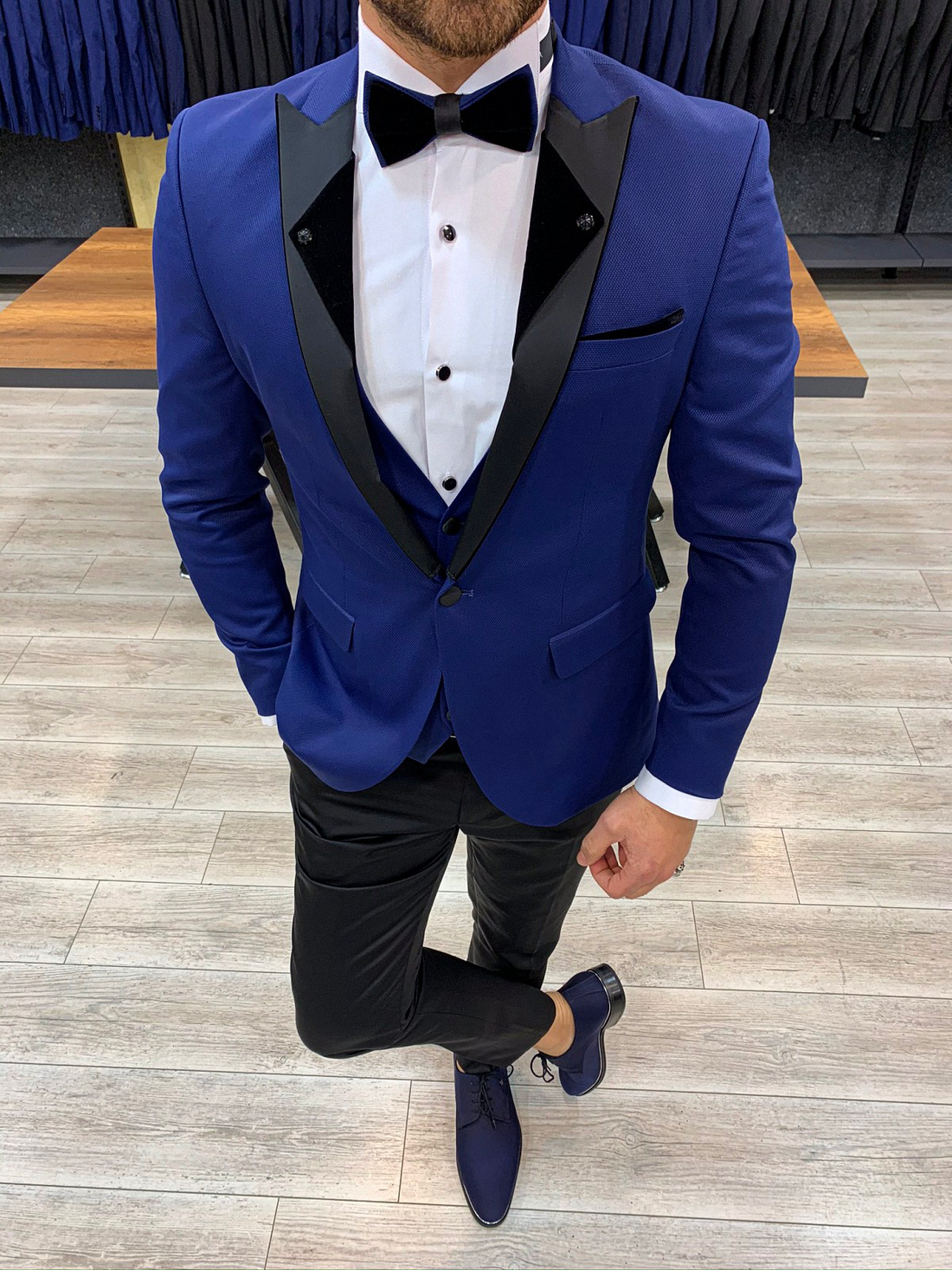 Sax Dovetail Slim-Fit Tuxedo