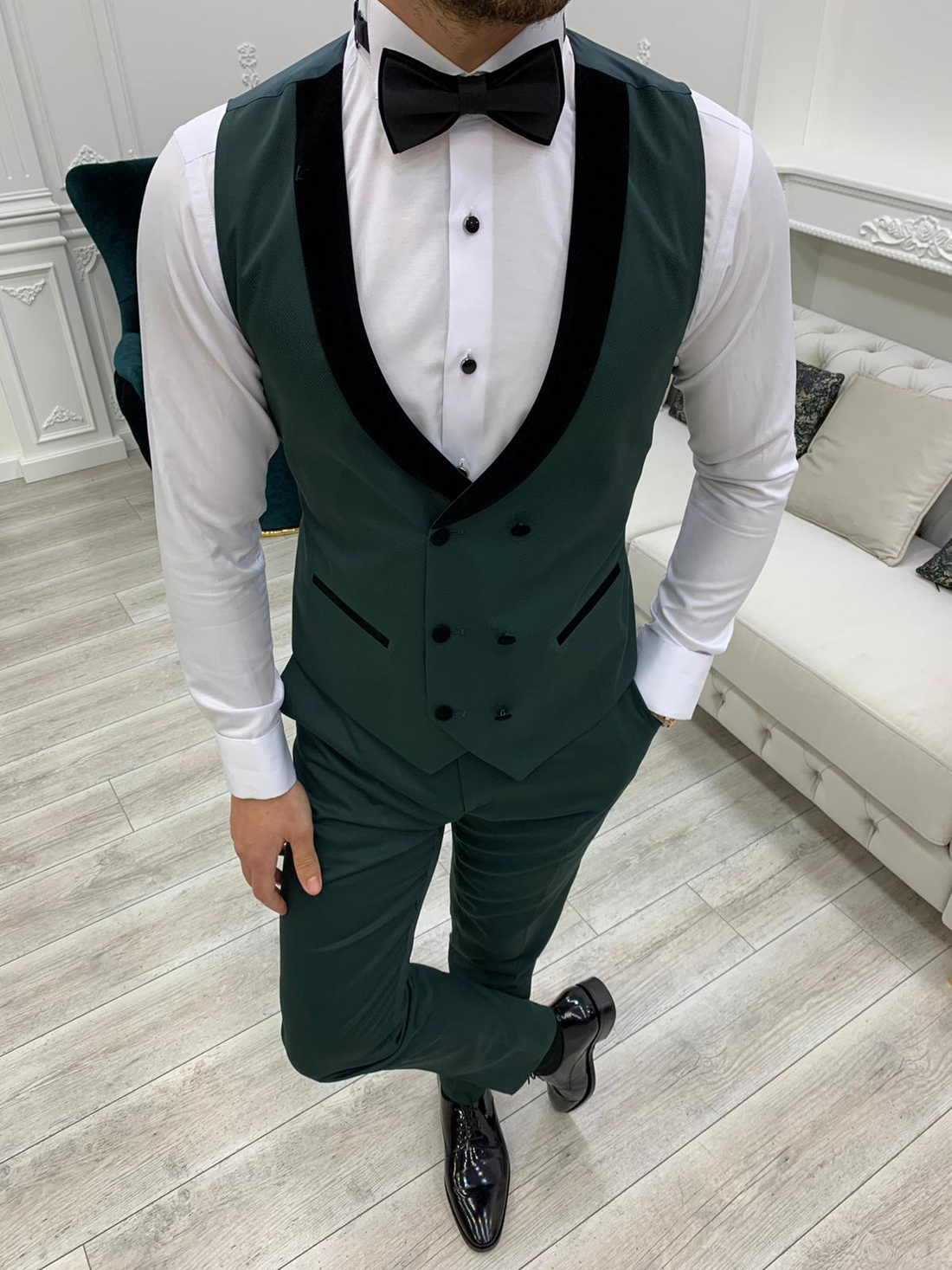 Green Dovetail Slim-Fit Tuxedo