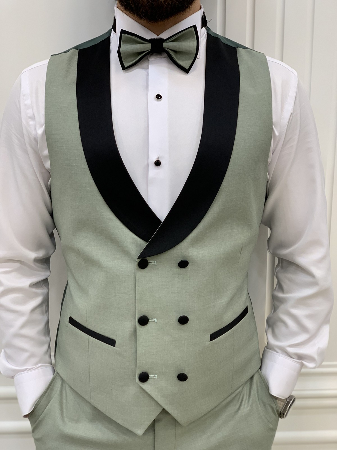 Light Green Dovetail Slim-Fit Italian Cut Tuxedo