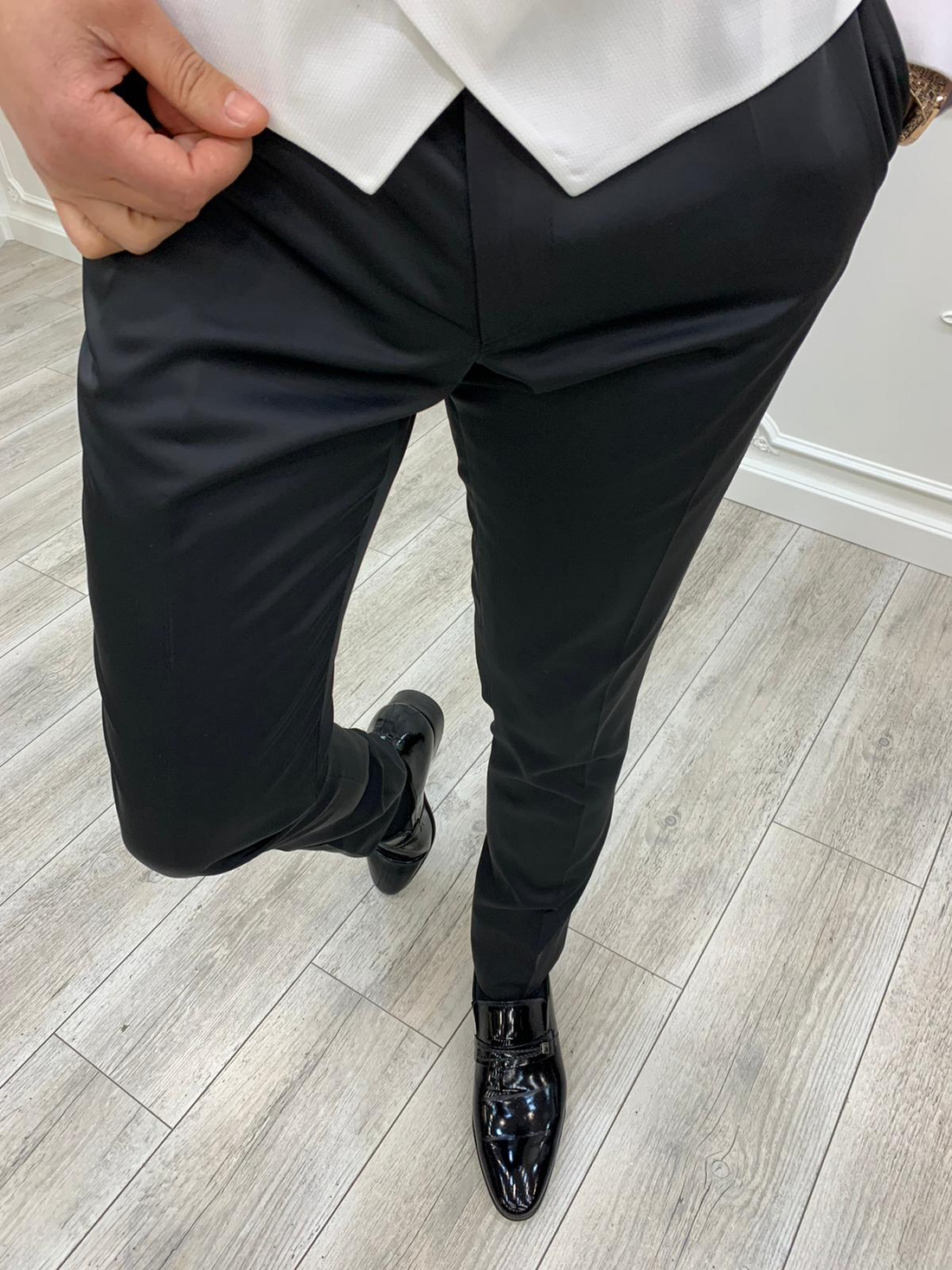 White Dovetail Slim-Fit Tuxedo