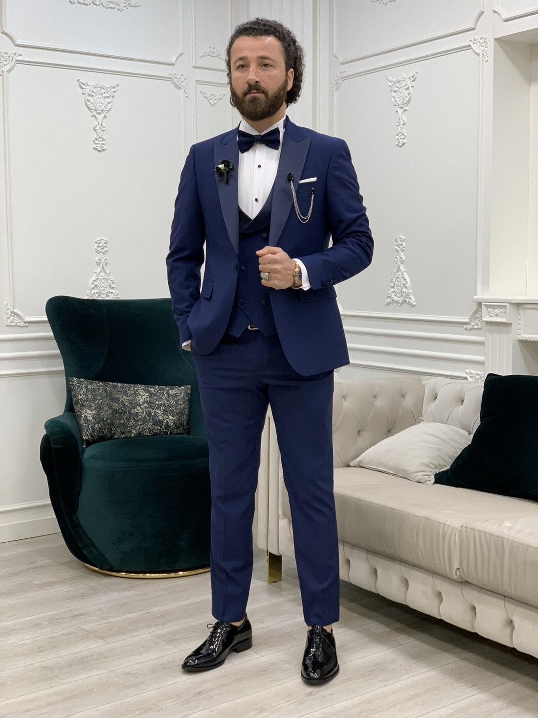 Blue Dovetail Slim-Fit Italian Cut Tuxedo
