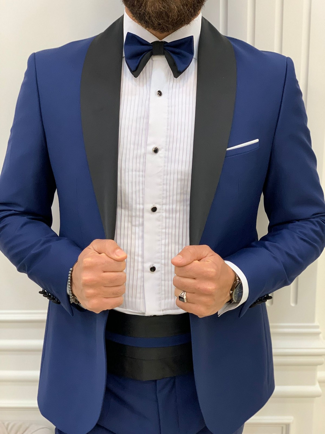 Sax Shawl Slim-Fit Italian Cut Tuxedo