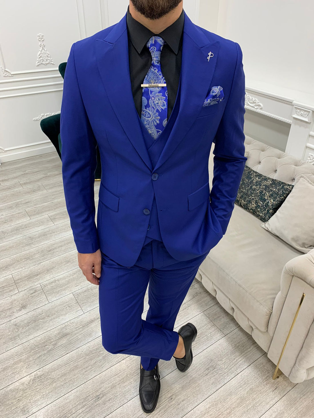 Sax Slim-Fit Italian Cut Suit