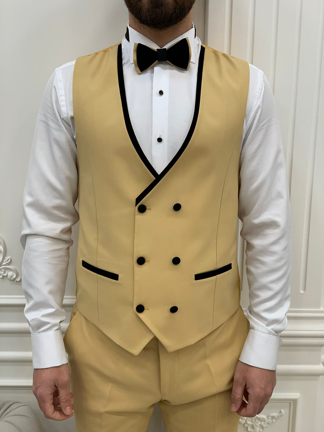 Yellow Dovetail Slim-Fit Italian Cut Tuxedo