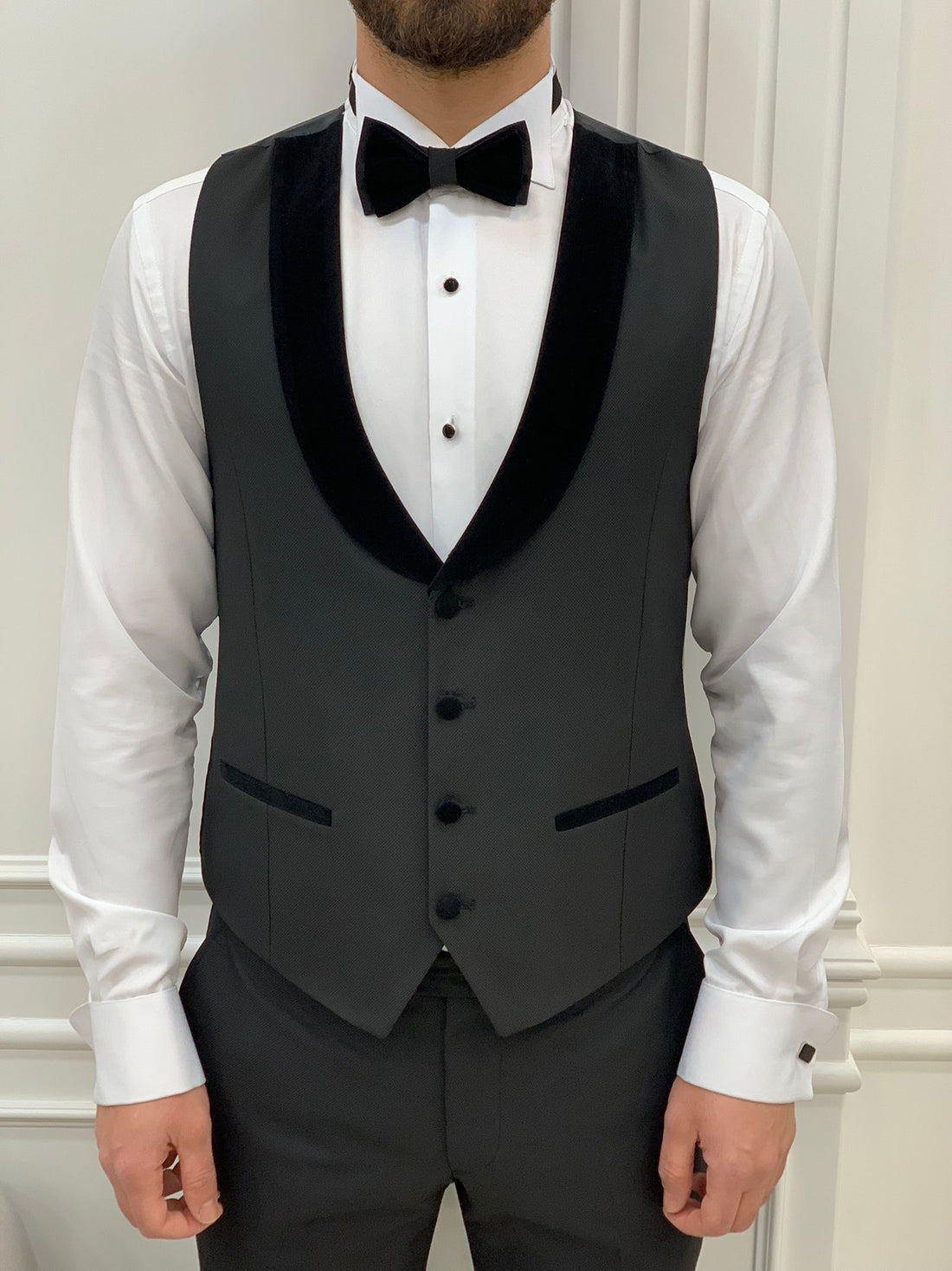 Black Dovetail Slim-Fit Italian Cut Tuxedo